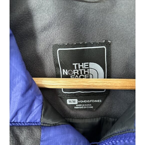 The North Face Purple Blue Puffer Jacket Zip Women's M - Picture 3 of 5